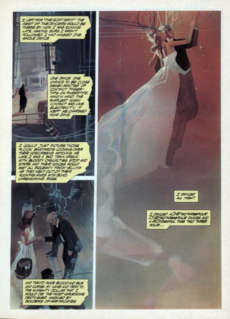 Page from Slow Dancer by Bill Sienkiewicz