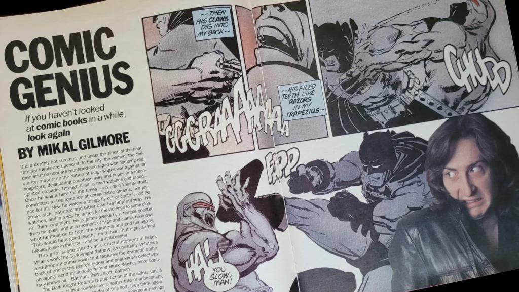Frank Miller article from Rolling Stone issue 470