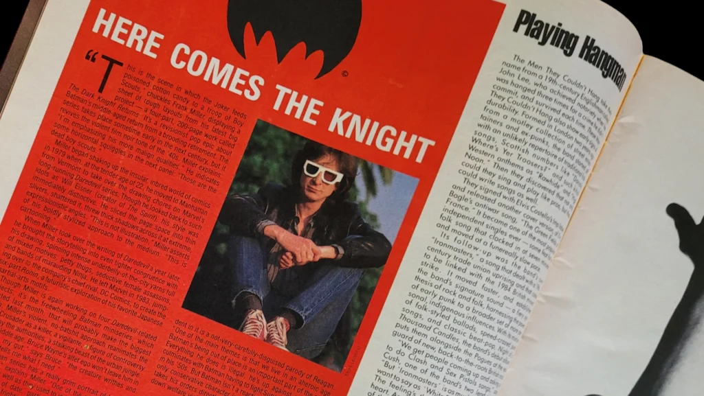 Frank Miller article in SPIN, May 1986