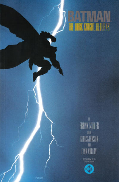 Batman the Dark Knight Returns cover art by Frank Miller and Lynn Varley