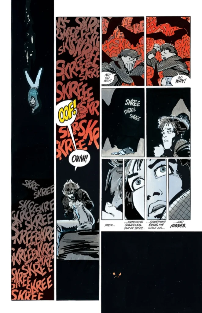 Page from The Dark Knight Returns book 1