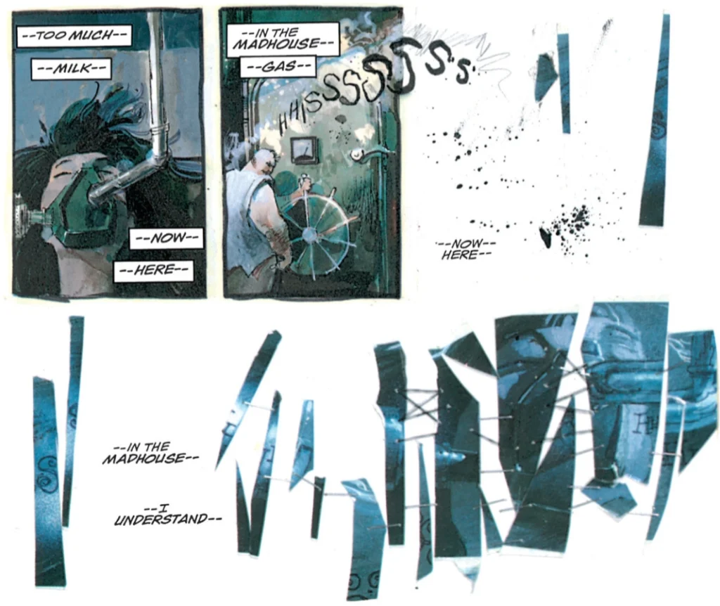 Panels from Elektra: Assassin #1 page 29