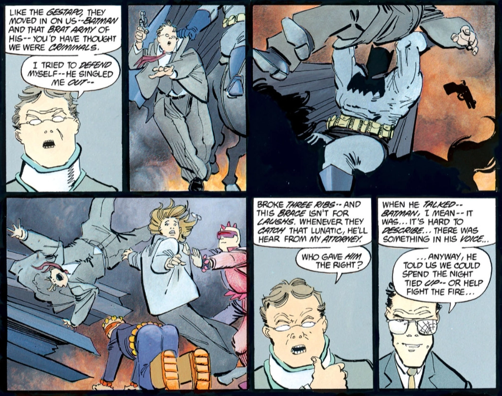 Panels from The Dark Knight Returns book 4 page 29