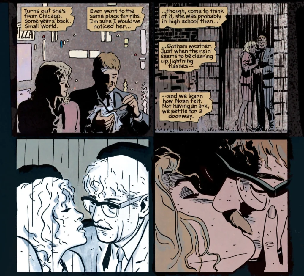 Panels from Batman issue 406 page 20.