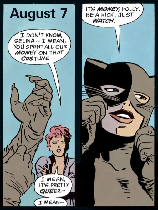 Panels from Batman issue 406 page 21.