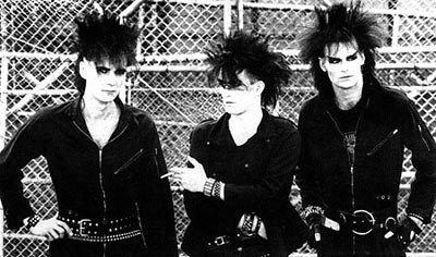 Canadian industrial band Skinny Puppy, circa 1986. Photo credit unknown.